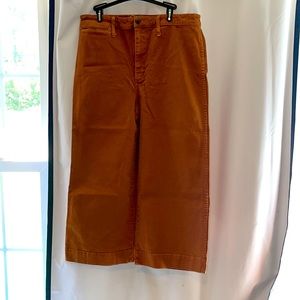 Madewell wide leg pants! Heavy canvass.